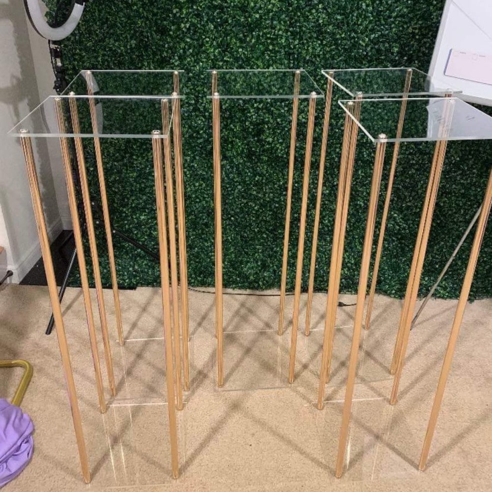 Gold Metal Cylinder