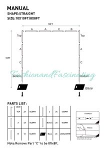 Square Backdrop Stand