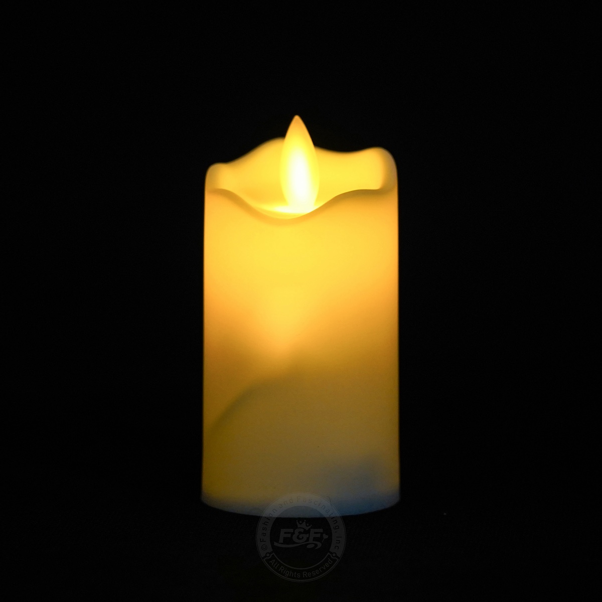 White Flickering Flameless Battery Operated LED Candles