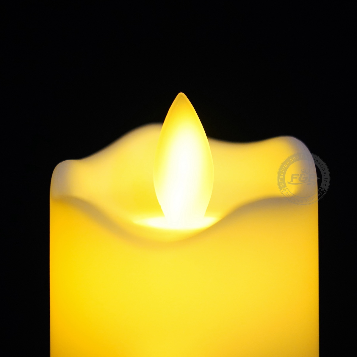 White Flickering Flameless Battery Operated LED Candles