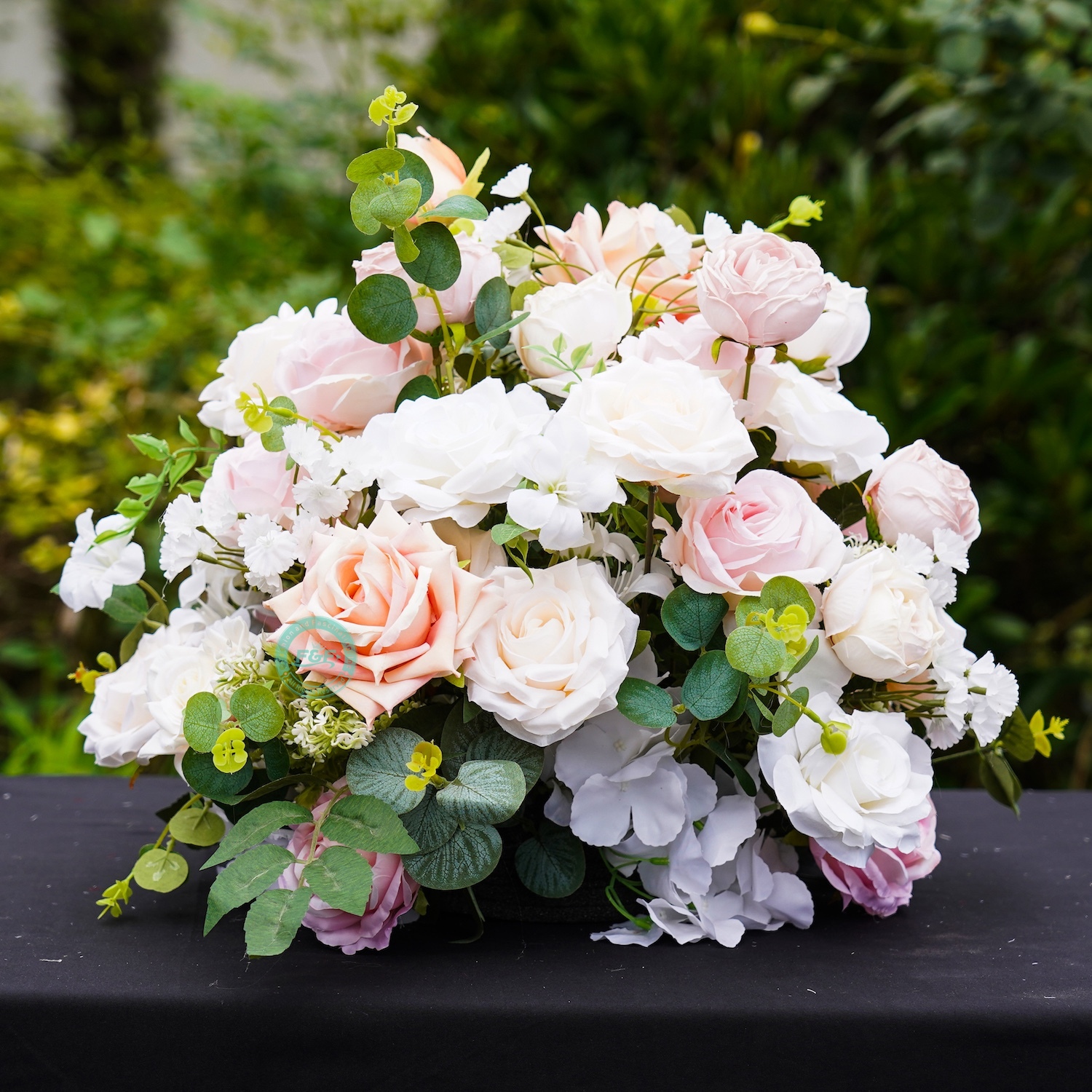 Pink Artificial Flower Balls